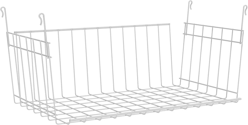ClosetMaid Wire Hanging Shelf Basket for Storage, Organization in Closet or Pantry, No Assembly o... | Amazon (US)