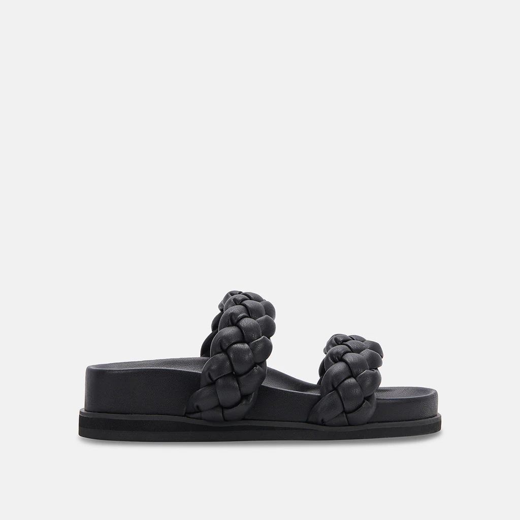 SIGNE SANDALS BLACK STELLA | DolceVita.com