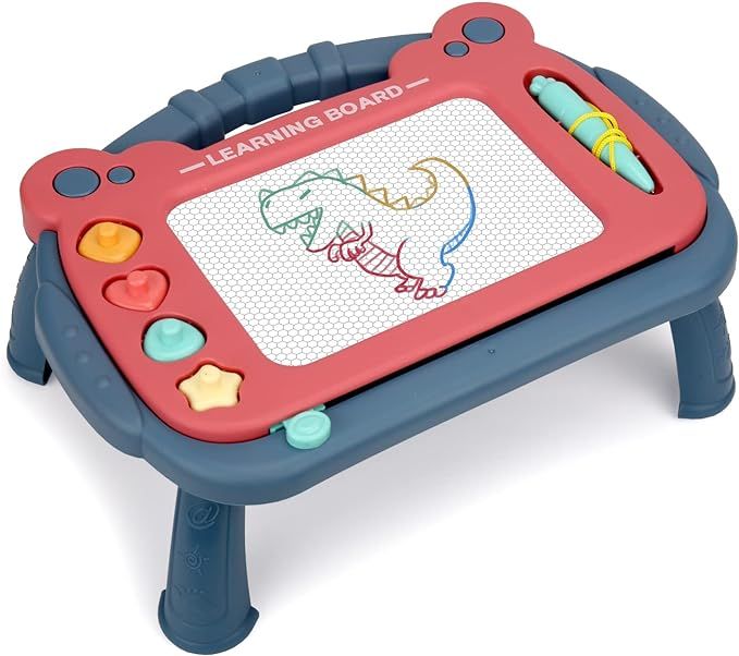 HCFJEH Magnetic Drawing Board for Toddlers 1-3, Color Erasable Doodle Writing Pad, Learning Paint... | Amazon (US)