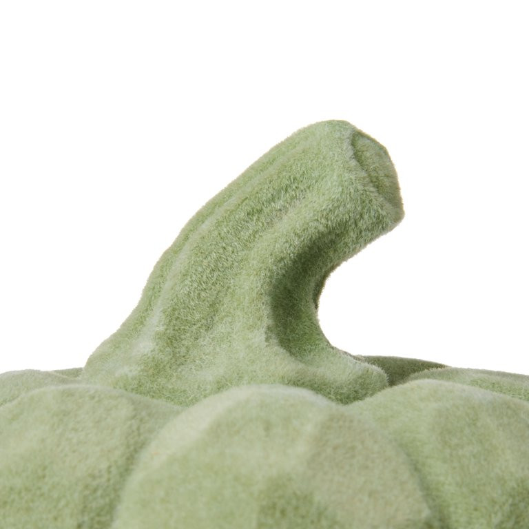 Harvest Sage Green Flocked Pumpkin, 3", by Way To Celebrate | Walmart (US)