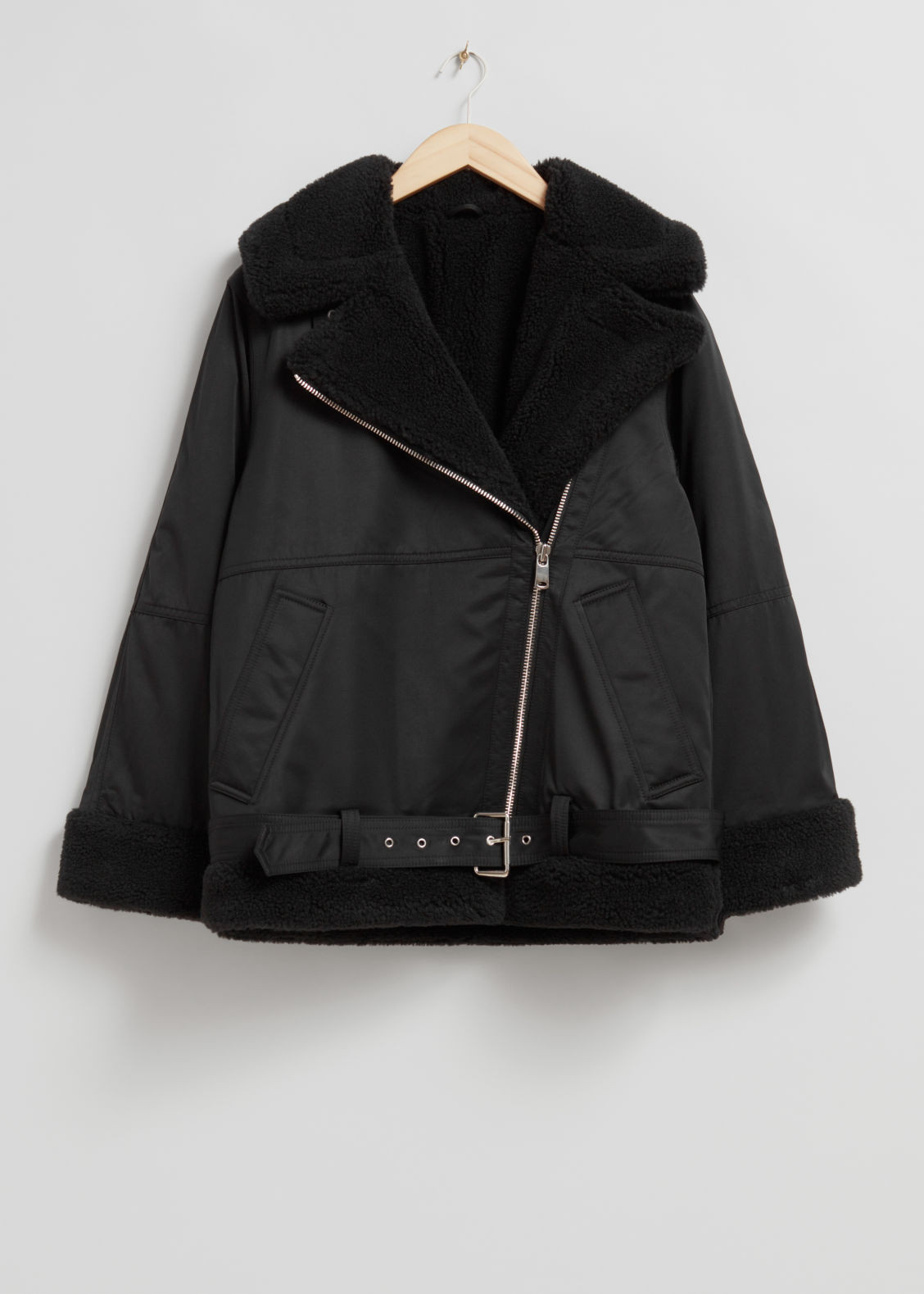 Aviator Jacket - Black | & Other Stories (EU + UK)