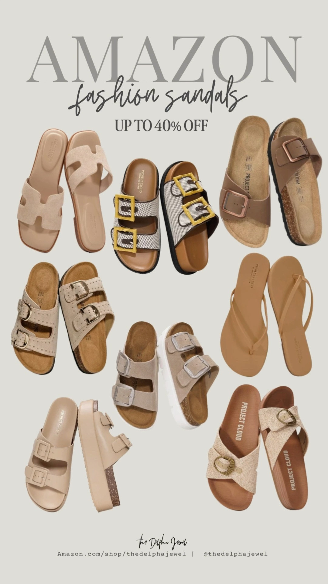 I have my eye on these Project Cloud sandals on Amazon😍 I own several of these already and they are great quality! Up to 40% off!

Genuine leather sandals, big buckle sandals, dressy beach sandals, memory foam platform sandals

Over 40 style, vacation outfit beach, summer outfits

#LTKSaleAlert #LTKootd #LTKOver40
