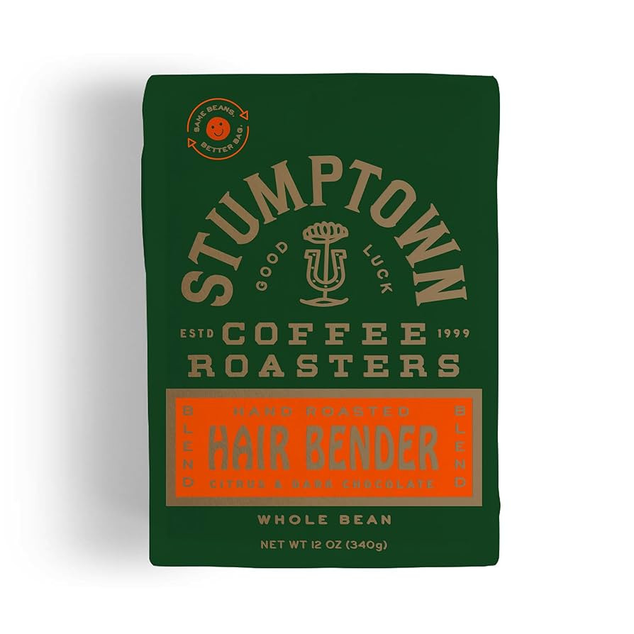 Stumptown Coffee Roasters, Medium Roast Whole Bean Coffee - Hair Bender 12 Ounce Bag with Flavor ... | Amazon (US)