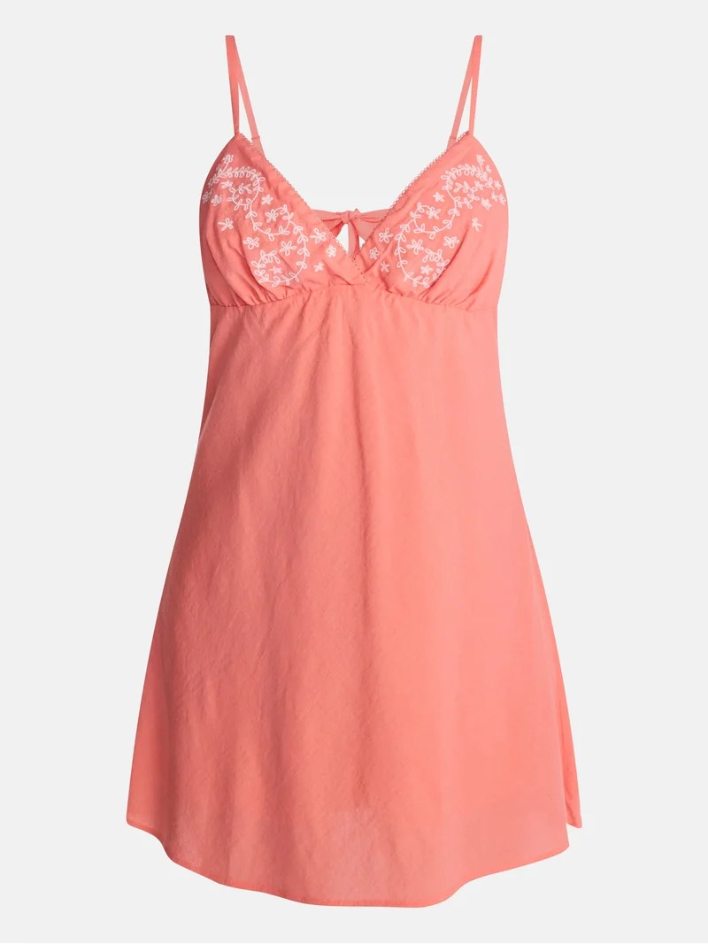 No Boundaries Embroidered Mini Dress, Women's XXS-XXL | Walmart (US)