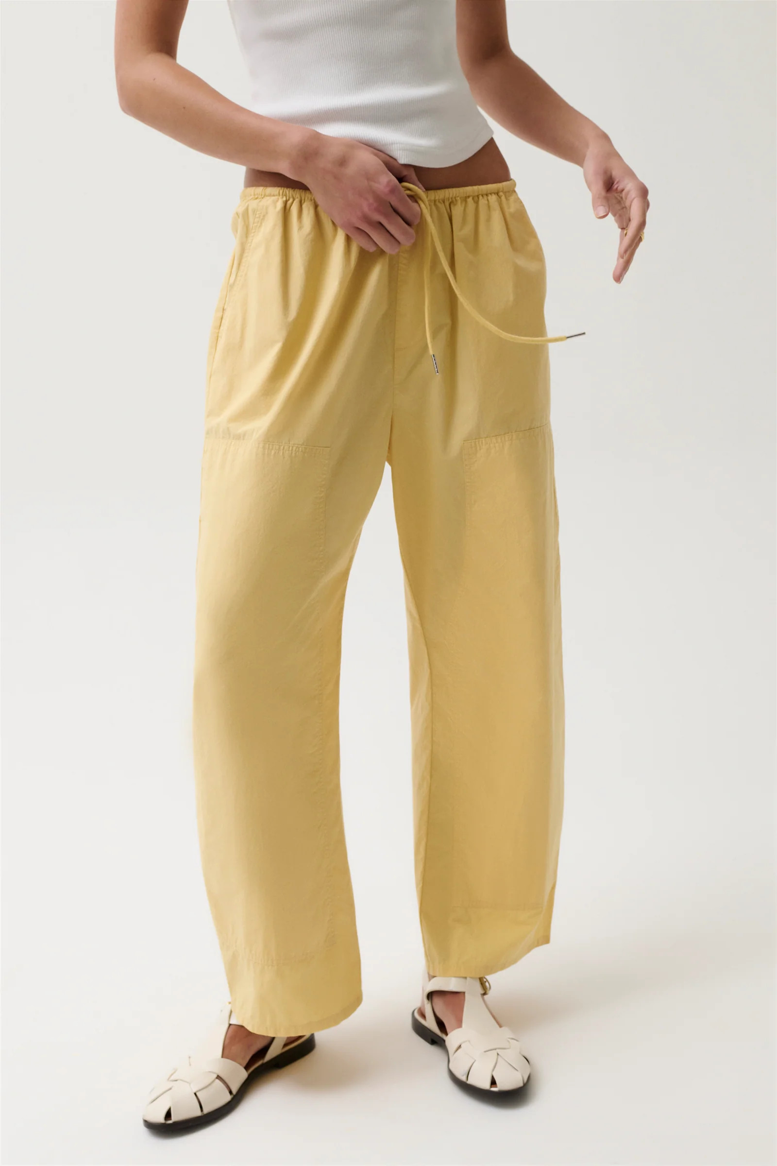 Theo Poplin Pant - Light Turmeric | Pistola Denim