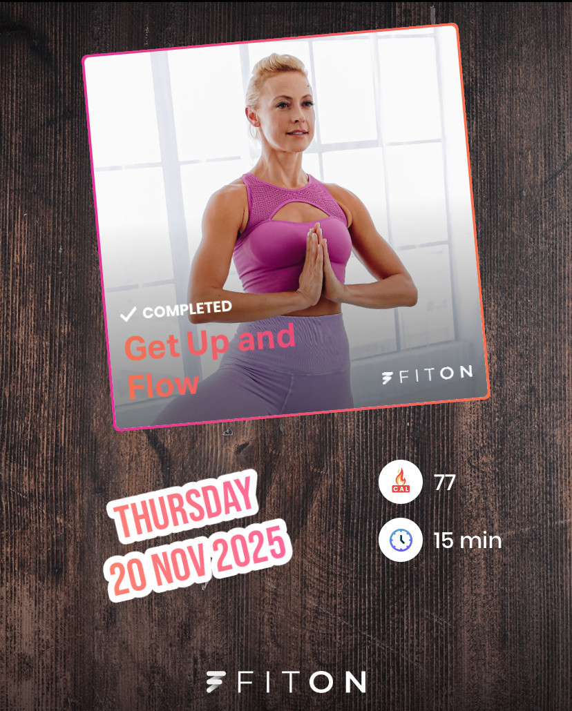 The FitOn app is great! It’s free, with lots of workout varieties : yoga, barre, HIIT, walking and more.  There is an upgrade version that costs, but I only use the free parts.   


#LTKmorningroutine #LTKselfcare #LTKU #LTKOver40 #LTKActive #workout #exercise #yoga #fiton 

#LTKdayinmylife #LTKmomlife #LTKfitnessgoals