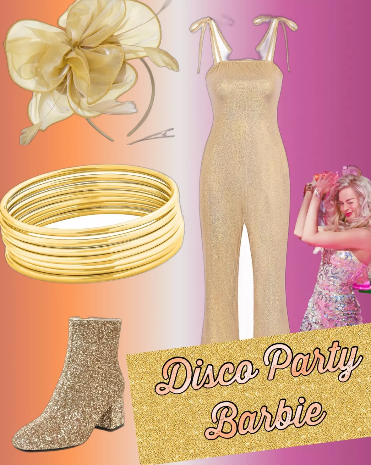 80s Metallic Disco Leggings Adult Gold – Fancy Dress For You