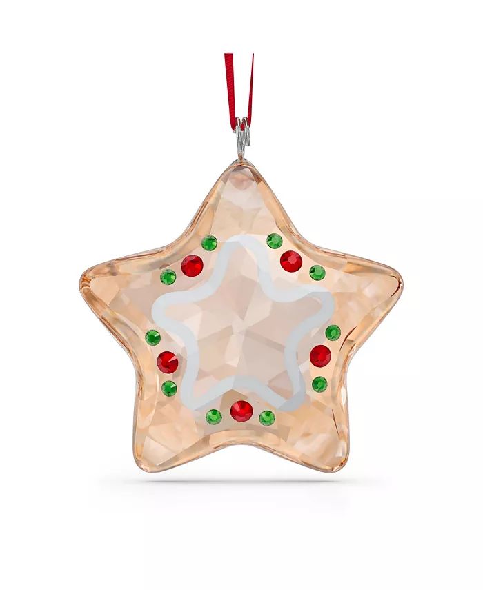 Swarovski Holiday Cheers Gingerbread Star Ornament - Macy's | Macy's