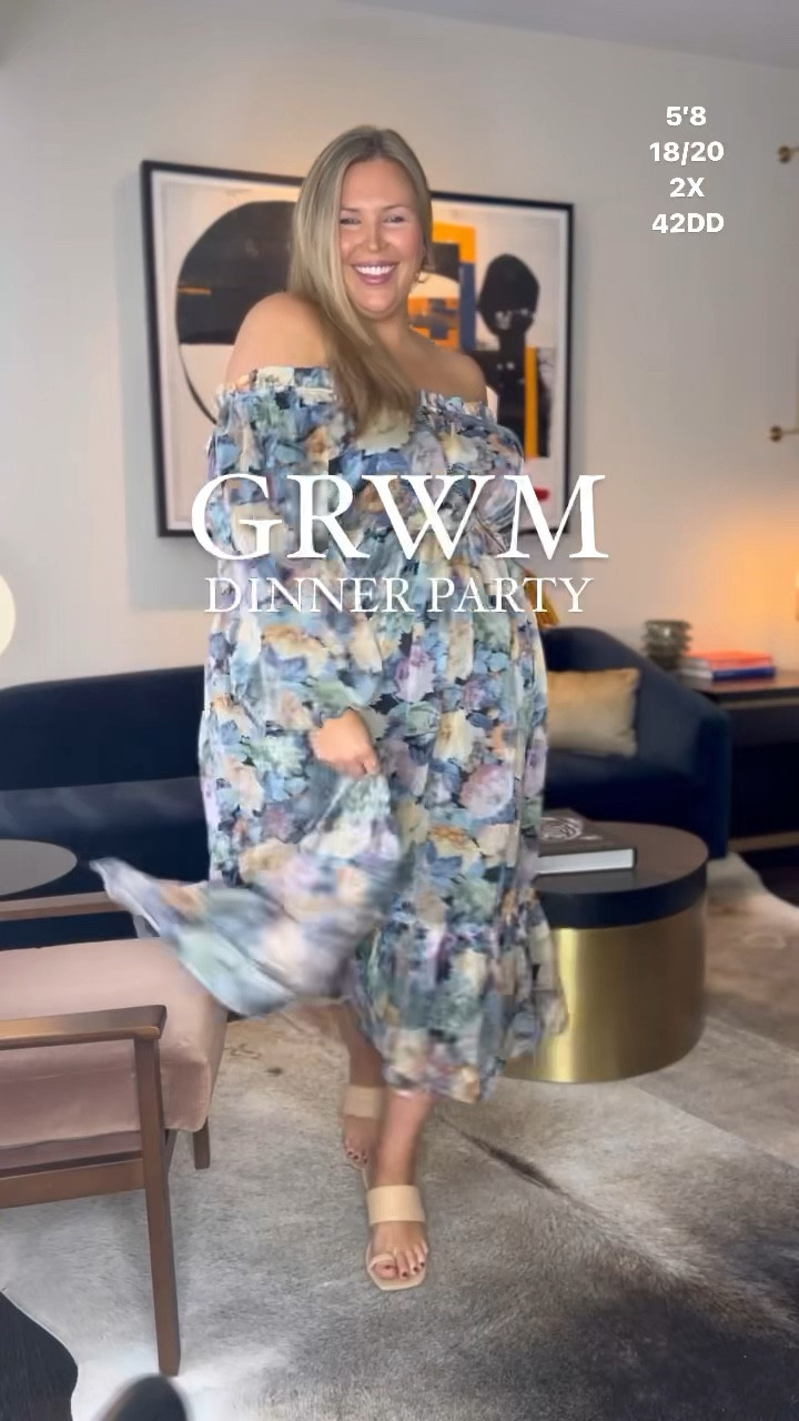 Wore this for my first night in Dallas at LTKCon! I went to a dinner party, but this would also be a great wedding guest dress! Runs generous, I’m in the B but I really need the A. It has pockets, too! Spanx mid thigh shorts are the best! I’m in the 3X. Use code ASHLEYDXSPANX for a discount! Love my wacoal strapless bra! Finished everything off with this dossier perfume and this revlon lipstick I love! It's shade On The Mauve! 

#LTKVideo #LTKCon #LTKplussize