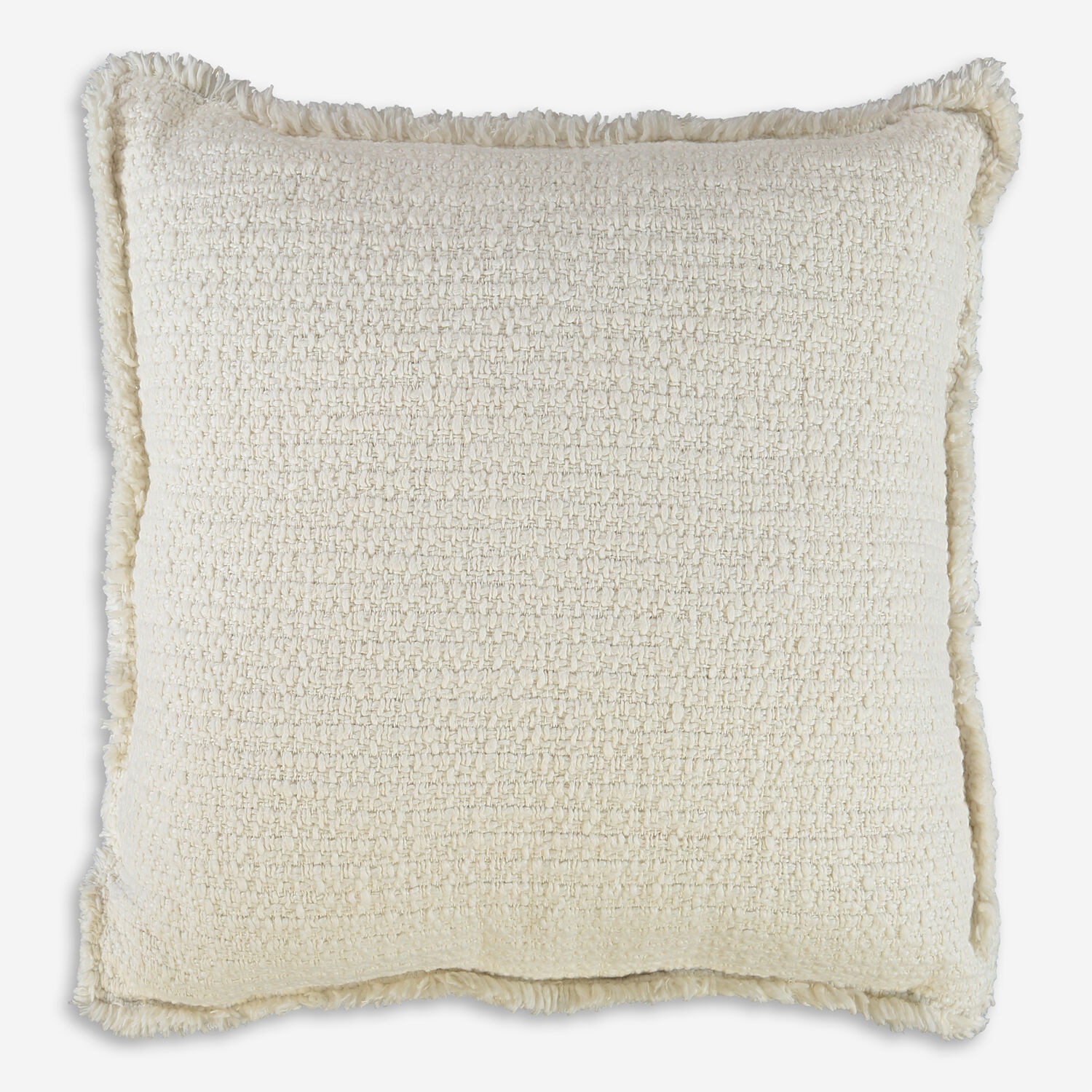 Cream Woven Plain Cushion 50x50cm | TK Maxx