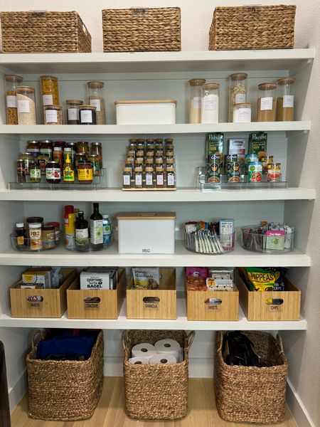 Pantry organization 

Pantry, kitchen, home organization, pantry storage, storage baskets, Amazon pantry finds, Amazon home, Amazon, 

#LTKhome