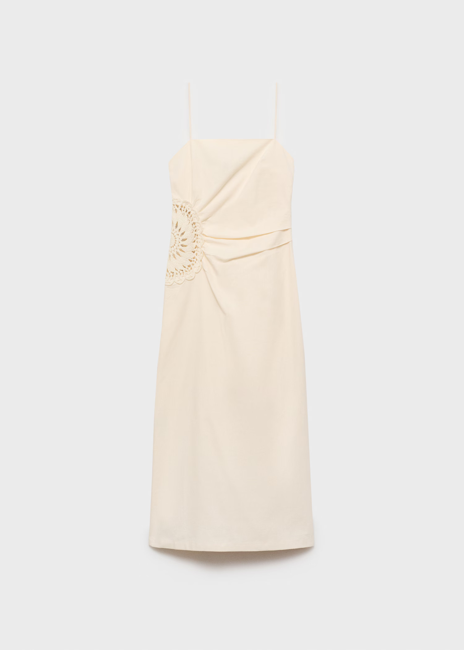 Openwork floral midi-dress - Women | MANGO USA | Mango (US/MX/AU)