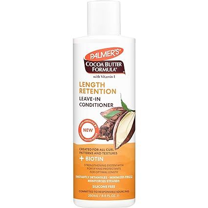 Palmer's Cocoa Butter & Biotin Length Retention Leave-In Conditioner, 8.5 Ounce | Amazon (US)