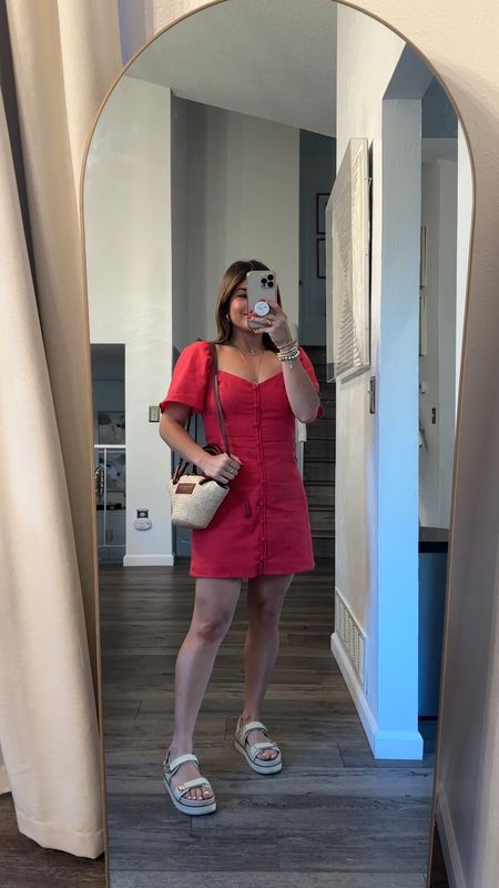 The cutest little red dress via Abercrombie! It runs tts. I’m wearing size xs. 

#LTKFindsUnder100 #LTKSeasonal #LTKShoeCrush