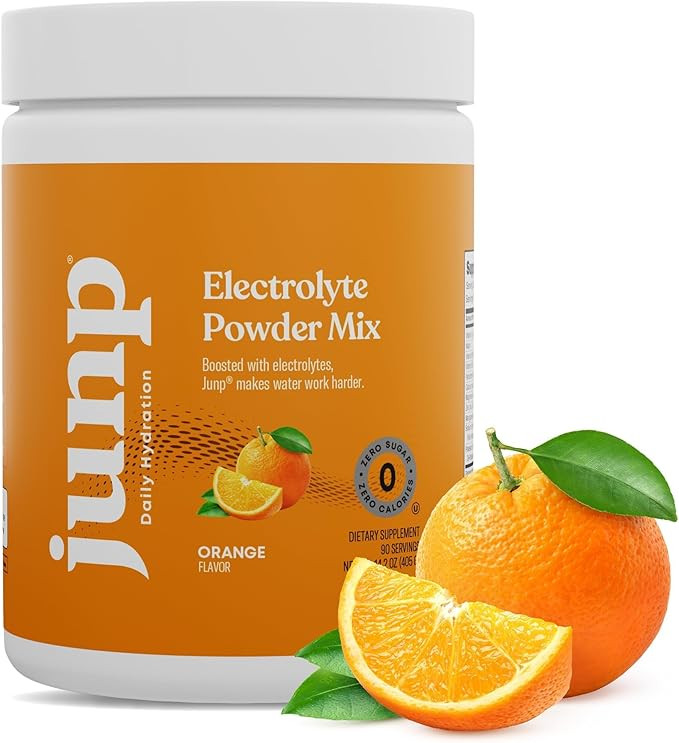 JUNP Electrolytes Powder No Sugar No Carbs, Sweet Tangy Citrus Orange Keto Electrolyte Drink Mix,... | Amazon (US)