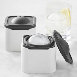 Sphere Ice Molds, Set of 2 and Glasses Set | Williams-Sonoma