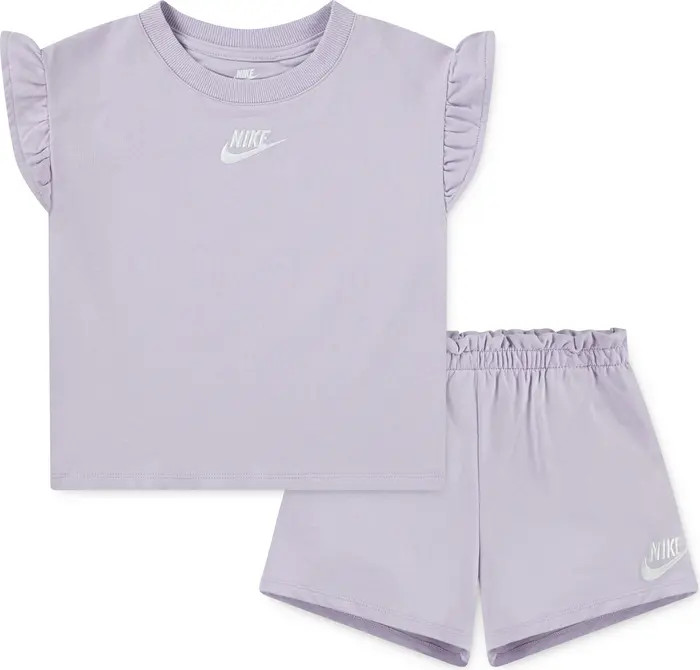 Kids' French Terry T-Shirt & Shorts Set | Nordstrom Rack