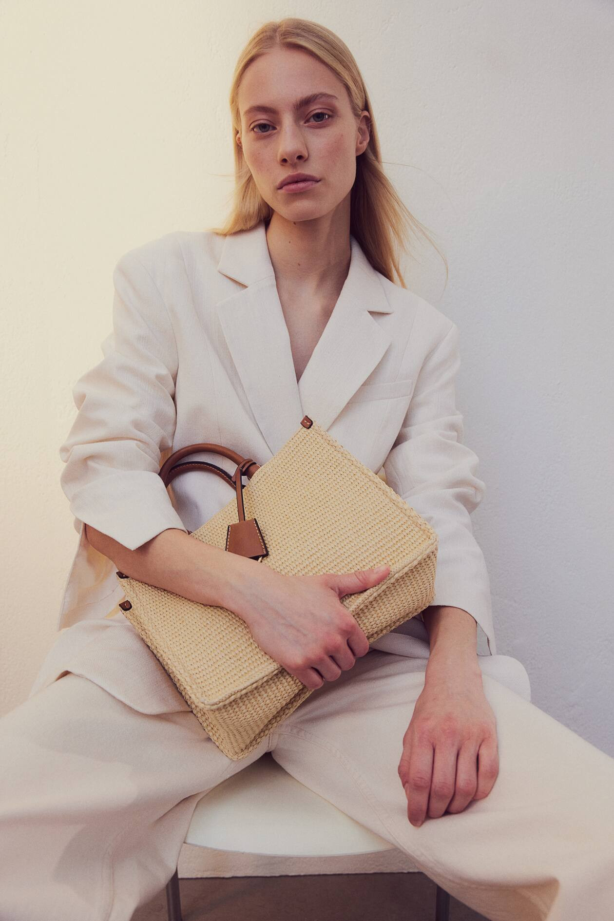 Crossbody-Basttasche - Beige/Braun - Ladies | H&M AT | H&M (DE, AT, CH, NL, FI)