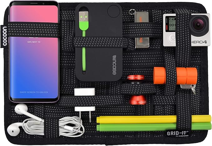 Cocoon CPG8BK GRID-IT!® Accessory Organizer - Medium 10.5" x 7.5" (Black) | Amazon (US)