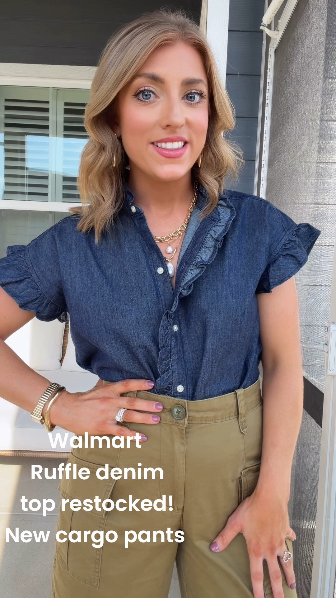 Walmart OOTD 💚 These brand new Walmart fashion finds are SO good! The ribbed detail shorts are under $15 and somehow manage to be comfy, cute AND elevated 🙌 They come in FOUR color options too!

I paired them with the cutest perforated athletic-style top + snake print detail sneakers for an easy everyday look. And this oversized denim jacket?! 😍 Another brand new Walmart find! It comes in two washes, is under $25, and gives the whole outfit that effortless layered look. Such a good piece to throw over matching sets, dresses, leggings and everyday basics!

#walmartfashion #walmartfinds #walmartnewarrivals #walmartstyle #walmartfashionfinds #walmartoutfit #walmartootd #affordablefashion #affordablestyle #denimjacket #casualoutfit #comfyoutfit #everydaystyle #momstyle #summeroutfit #fallfashion

#LTKootd #LTKPetite
