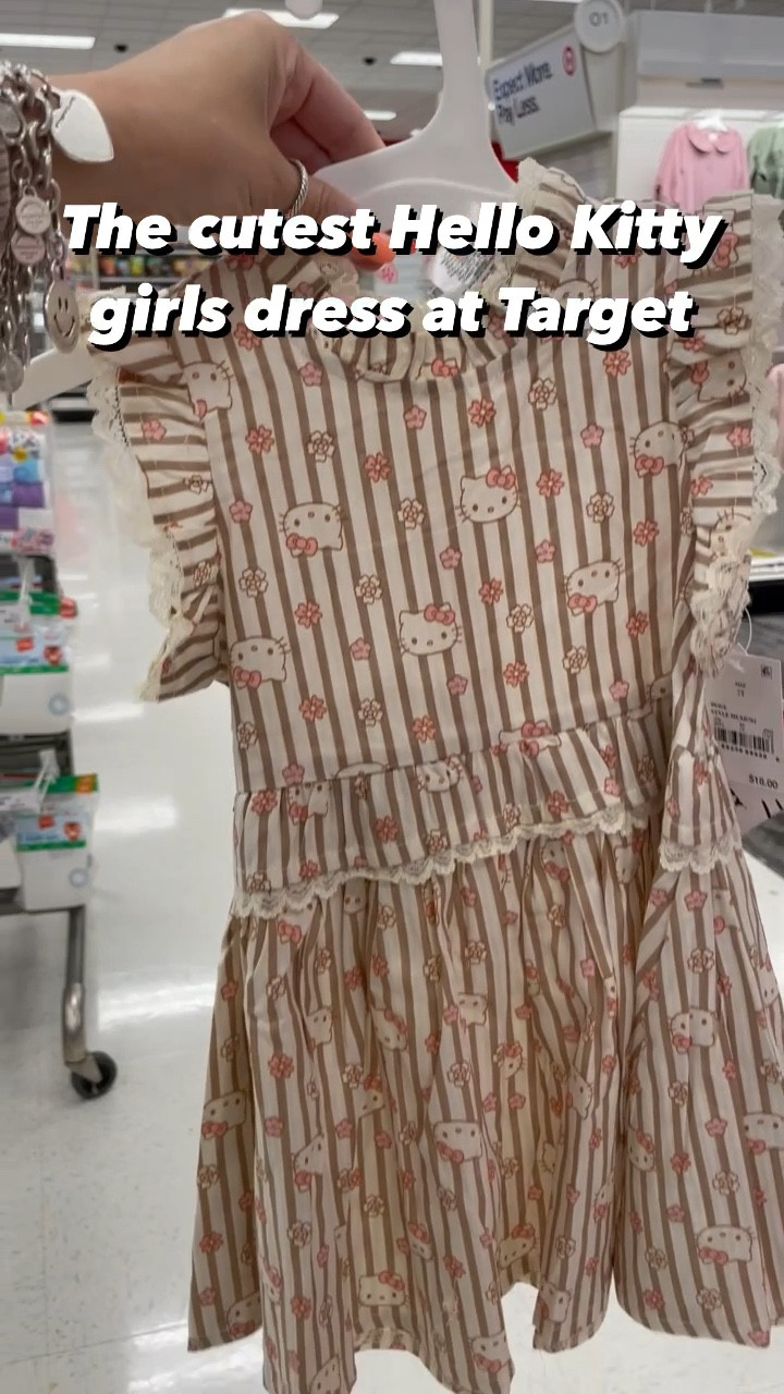 The cutest Hello Kitty dress for the little girls🐱🎀👗