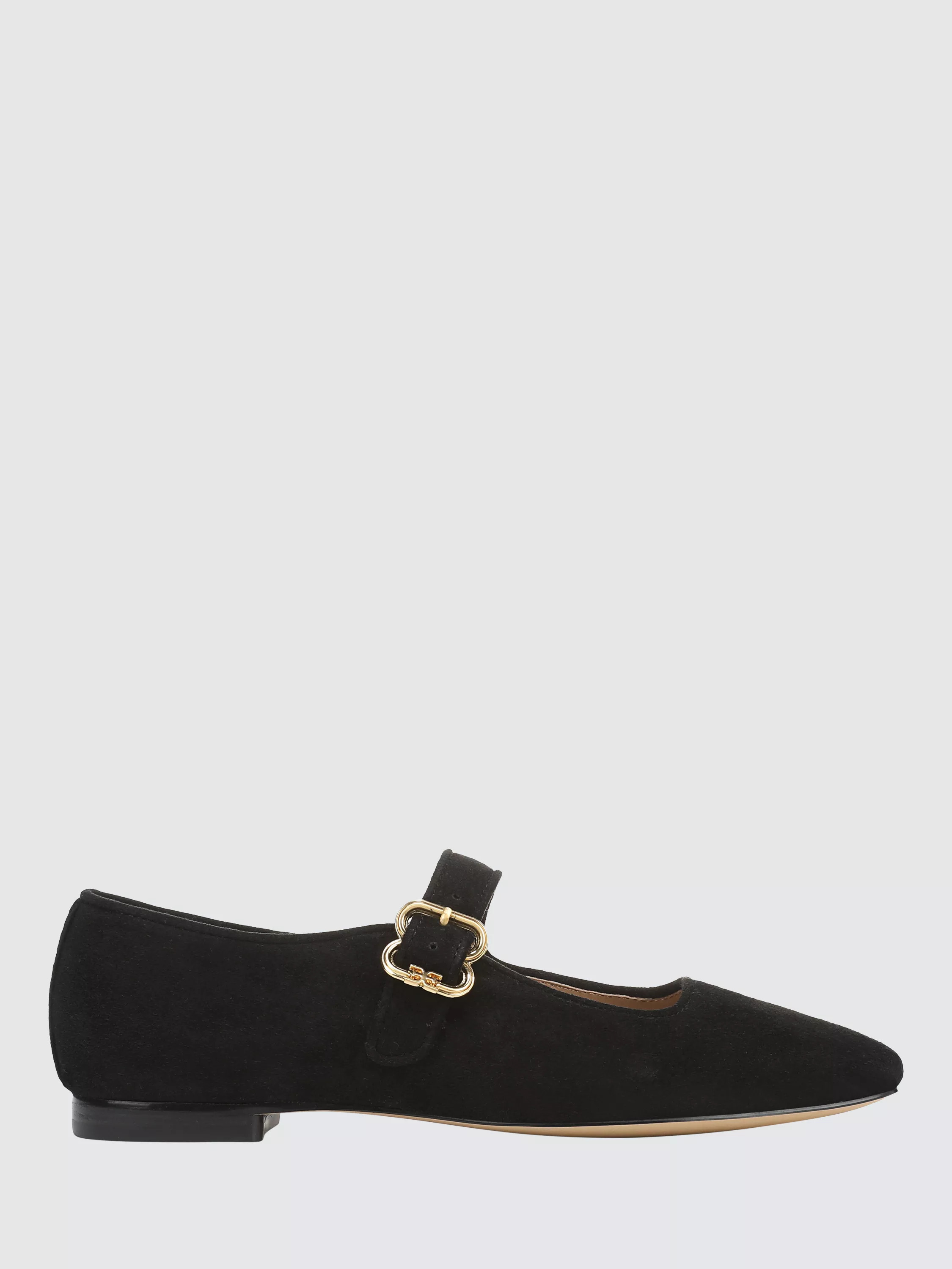 Sam Edelman Michaela Mary Jane Suede Ballerina Pumps | John Lewis (UK)