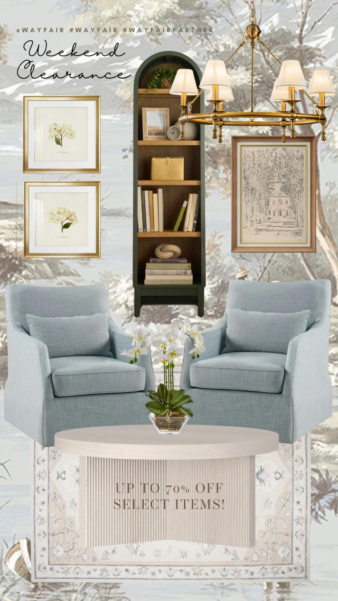 Shop up to 70% off southern style home decor during the Weekend Clearance event. Fast and free shipping only on #wayfair #wayfairpartner @wayfair

