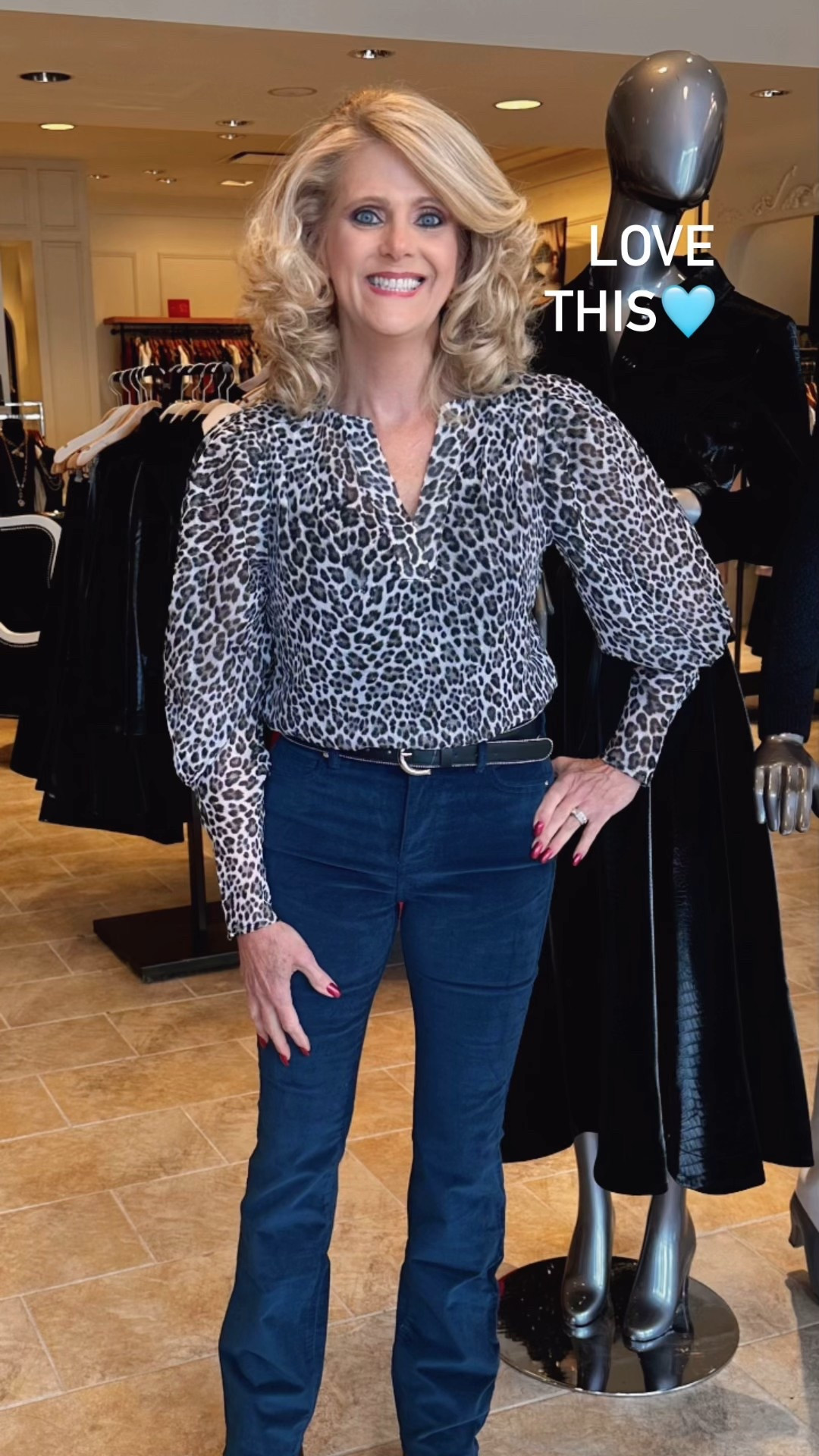 I love this outfit💙
The top is sheer and runs true to size. 

#LTKSeasonal #LTKOver40