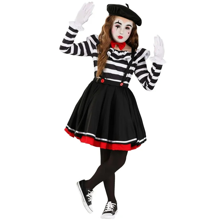 Girl's Curious Mime Costume | Walmart (US)