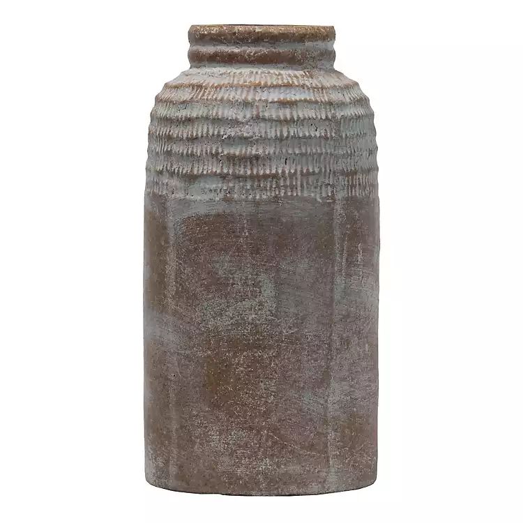 New! Antique Brown Terracotta Vase | Kirkland's Home
