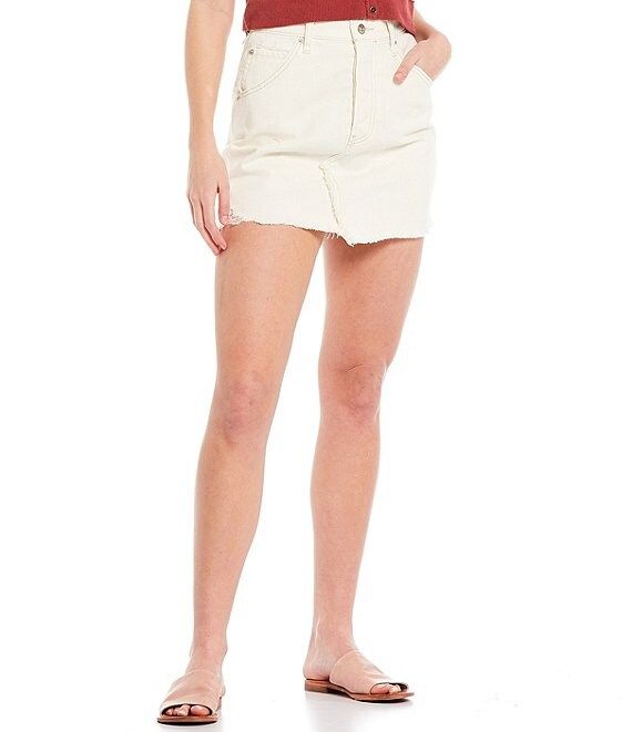 Brea Cut Off High Rise Mini Skirt | Dillards