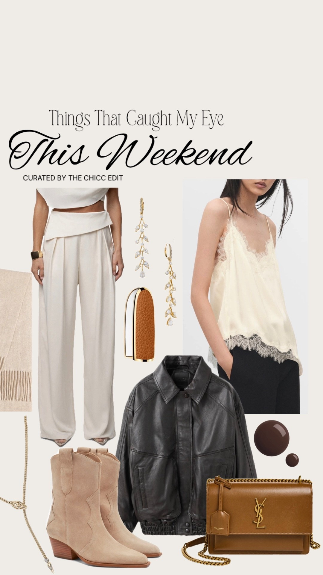 30 things that caught my eye 👁️ 

#mens #beauty #ootd #leathercoat #jewelry denim jacket Ysl heels necklace boots camisole cap joggers north face Uggs new balance bag scarf phone case Jordan’s 

#LTKootd #LTKMens #LTKOver40