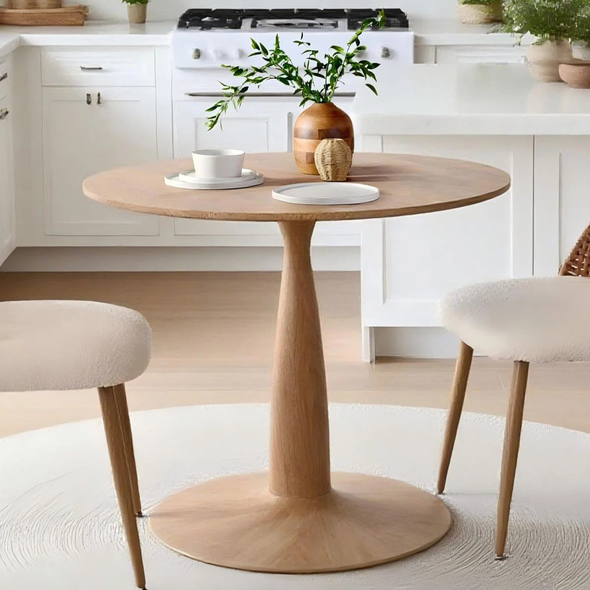 39.5"/34.5" Round Pedestal Dining Table | Wayfair North America