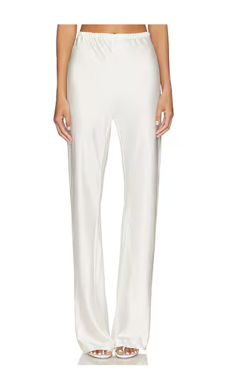 Loretta Bias Pant in Ivory | Revolve Clothing (Global)