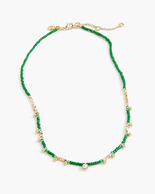 Beaded layering necklace | J.Crew Factory
