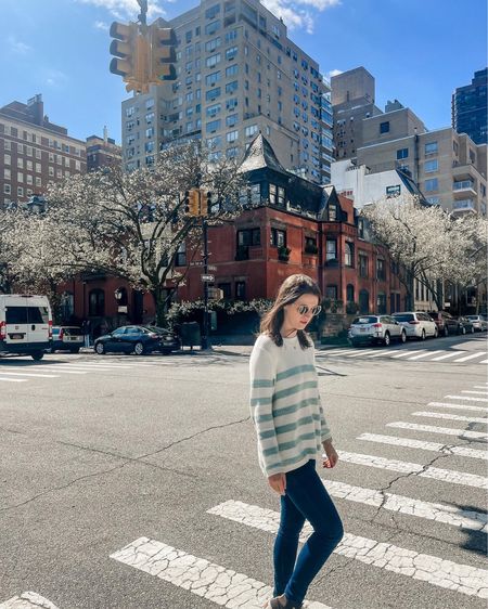 Easy Spring Outfit - love wearing this light sweater from 525 America for brisk spring days 🩵 #ootd 

Converse are on sale for $34!! Snag your size before they sell out! #converse

Spring shoes | Spring Style Inspo | Style Over 30 | Light Sweater 

#LTKshoecrush #LTKSeasonal #LTKsalealert