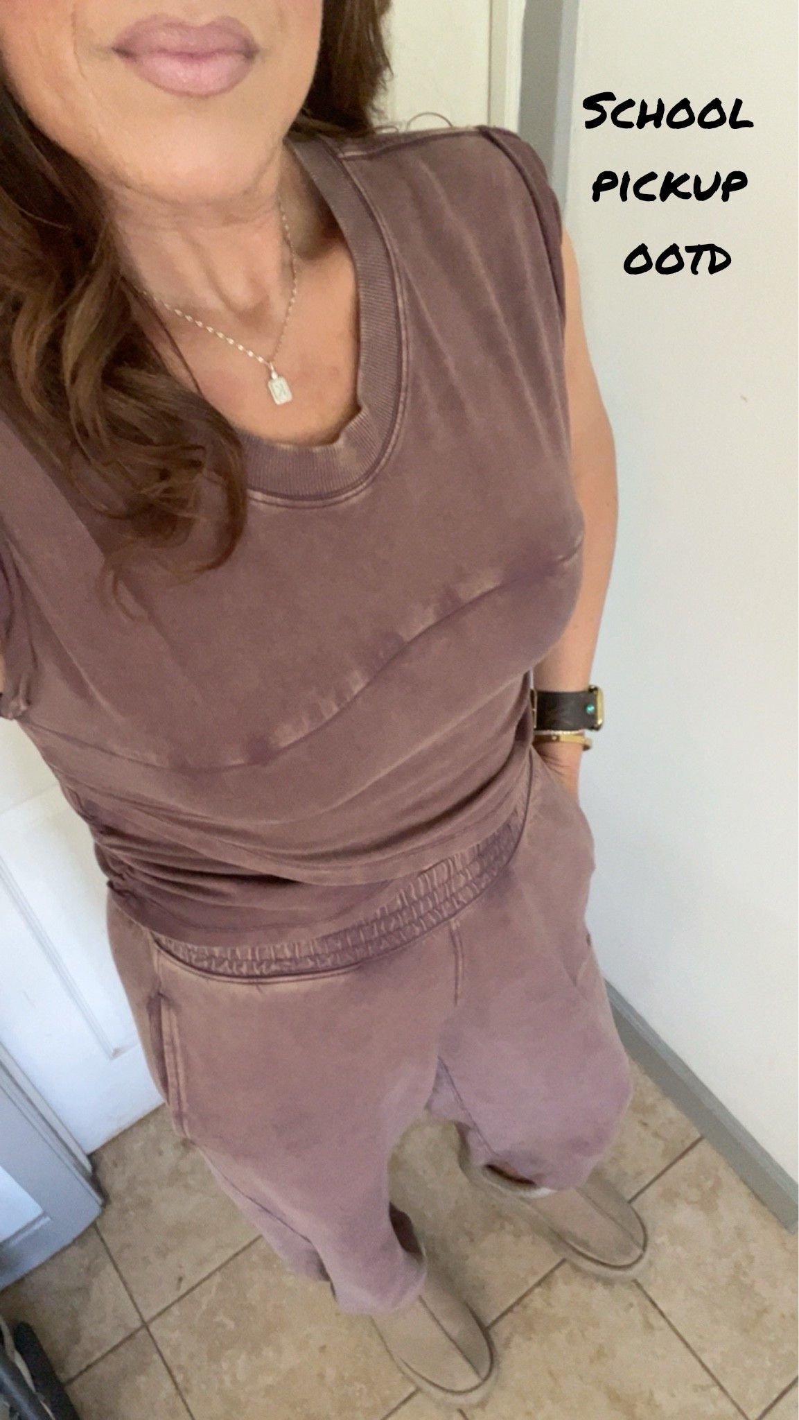 School pick up OOTD, Free People set, Pre Fall outfit, Fall outfit, mom style inspo @nordstrom #LaidbackLuxeLife

Set: M (sized up 1 to a medium for length on top)
Shoes: Run TTS (colorway is ‘Sand’)

Hey Beautiful! Feel free to comment on this post if you have any questions! 🫶🏽

Follow me for more fashion finds, beauty faves, lifestyle, home decor, sales and more! So glad you’re here!! XO, Karma

#LTKdayinmylife #LTKootd #LTKmomlife