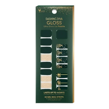 Dashing Diva GLOSS Ultra Shine Gel Palette Wintry Luxe Holiday Collection 32ct | Walmart (US)