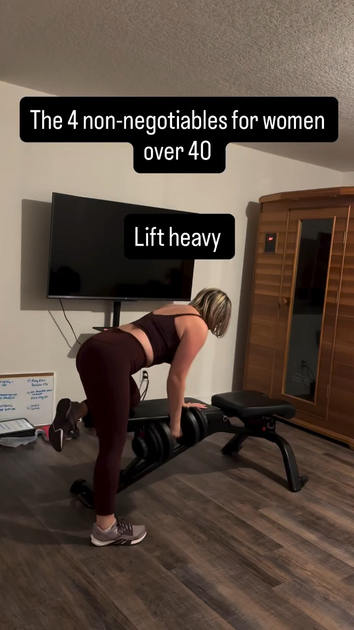 The 4 Non-Negotiables for Women Over 40

Lift heavy
Eat enough protein
Manage stress
Be consistent
Notice what’s not on that list?

Detox tea.
Fat burners.
Starving.  The 💉

I use supplements to SUPPORT the work — not replace it.

If you want my exact supplement support I use for longevity , comment STACK.