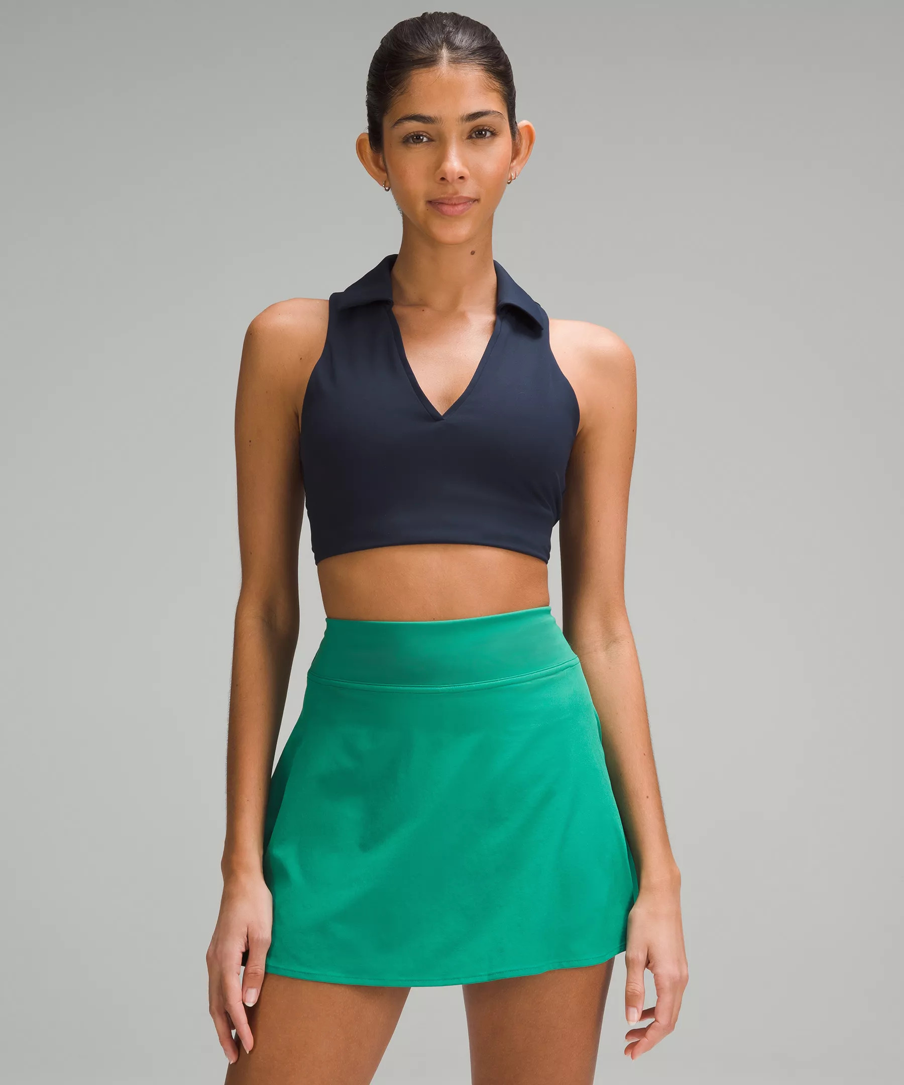 Collared Tennis Longline Bra | Lululemon (US)