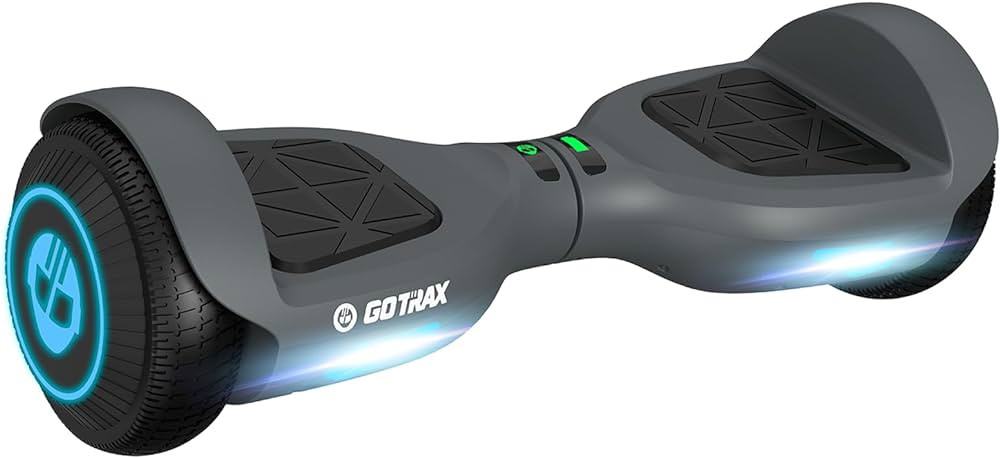 Gotrax Hoverboard with 6.5" LED Wheels & Headlight, Max 4/6 Miles Range, 6.2mph Power by Dual Bru... | Amazon (US)