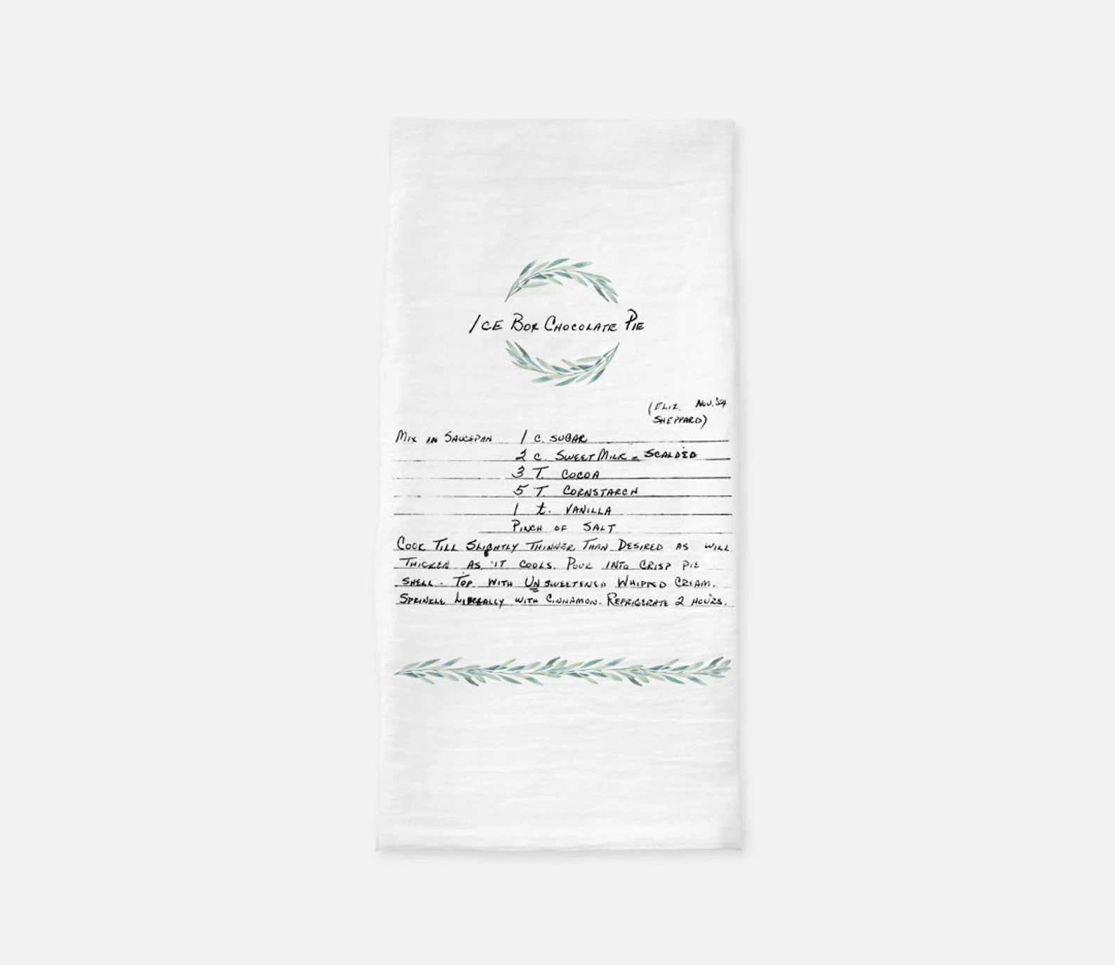 Custom Family Recipe Tea Towel Recipe Card Printed on Tea Towels Custom Kitchen Towels Handwritte... | Etsy (US)