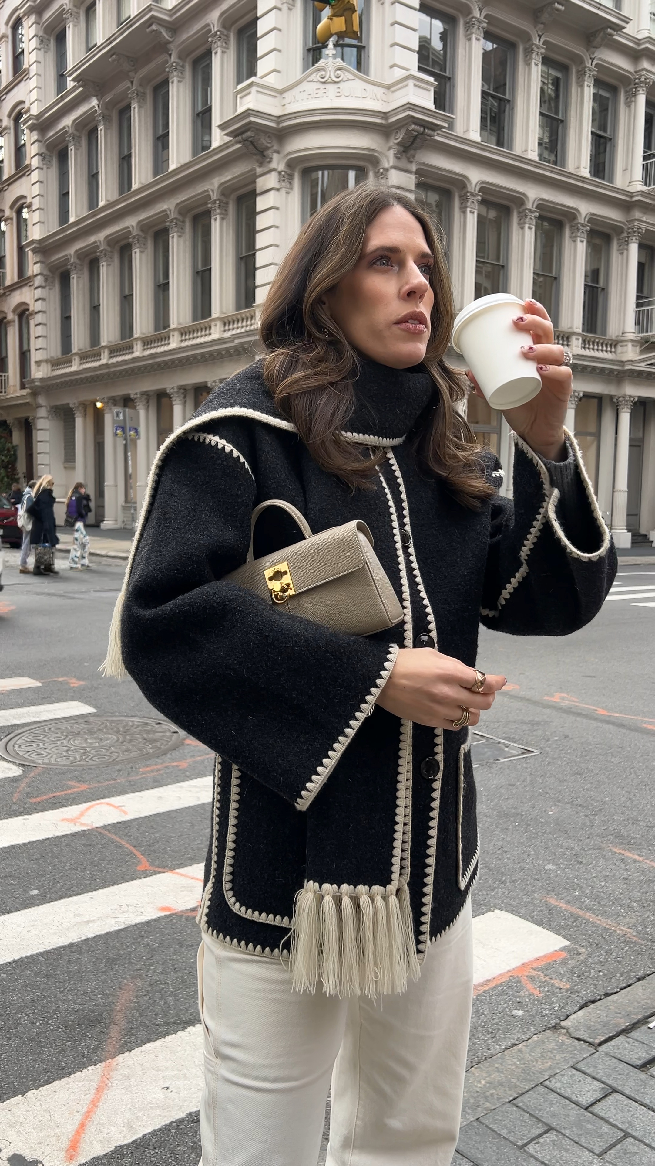 Morning coffee run outfit. Love this scarf coat. 

#scarfcoat #coat #winteroutfit #pregnancystyle

#LTKbump #LTKstyletip #LTKworkwear