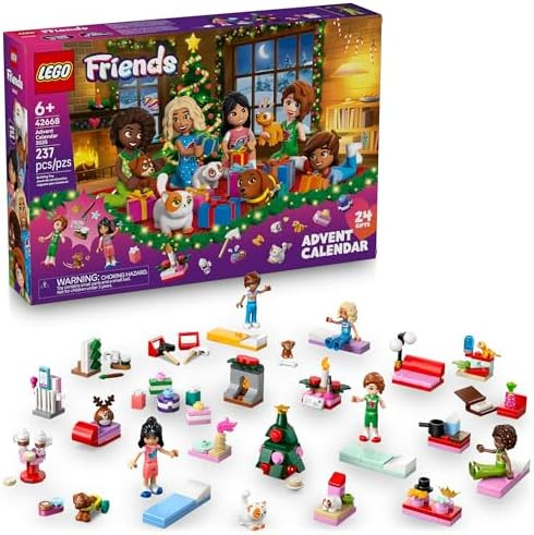 LEGO Friends Advent Calendar 2025 Building Toy - Holiday Countdown Set for Girls & Boys, Ages 6+ ... | Amazon (US)