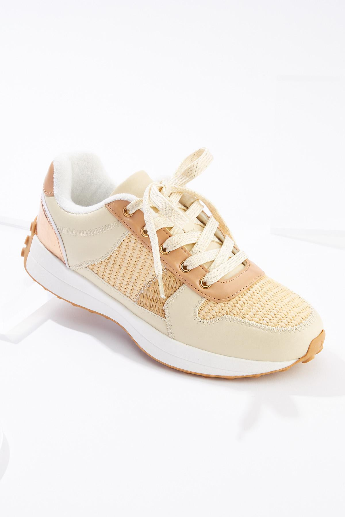 Raffia Colorblock Sneakers | Cato Fashions