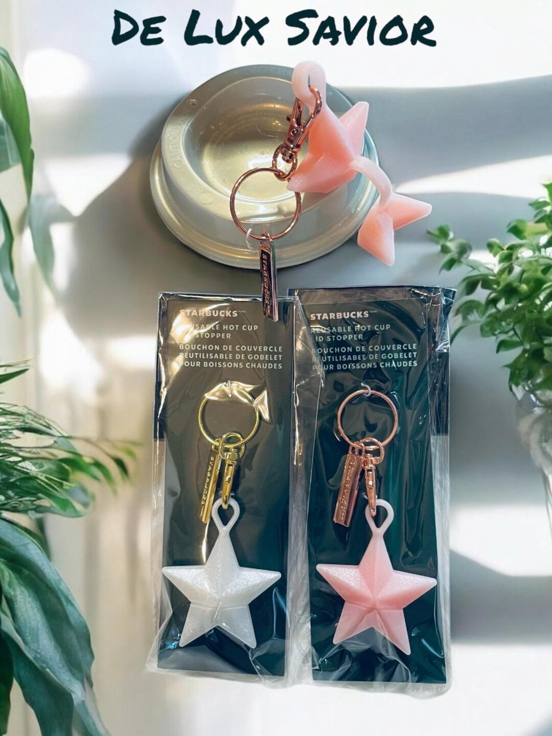 Starbucks Star Lid Stopper Keychain: Glitter Coffee Cup Stopper - Etsy | Etsy (US)