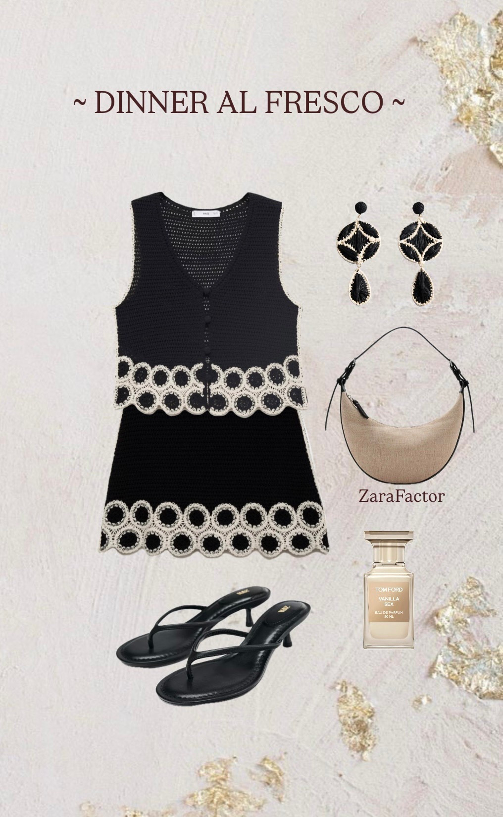 Crochet, but make it chic. A soft-glam moment for golden hour dinners, finished with a spritz of Tom Ford and quiet-luxury accents.
Perfect outfit for your next vacation 🤍

#LTKStyleTip #LTKSummerEdit #LTKTravel