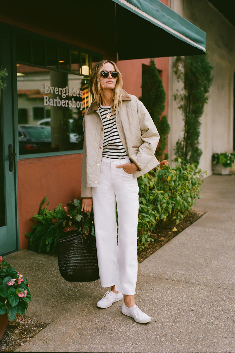 Sour Cream Harper Crop Jean | Tuckernuck (US)