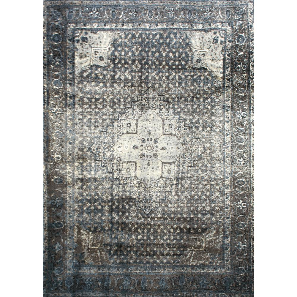 Kellum Faded Vintage Slate 4 ft. x 6 ft.  Area Rug | The Home Depot