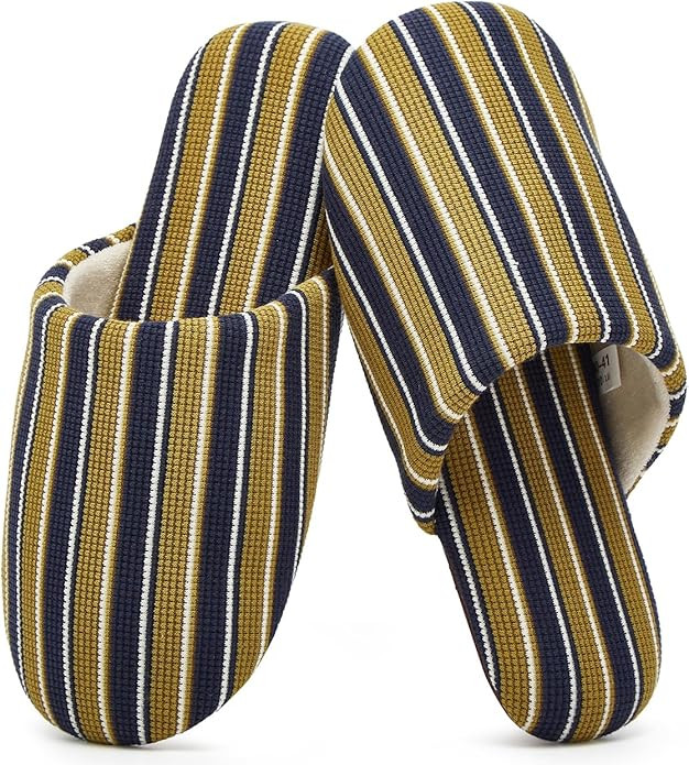 Epsion Linen Slippers for Women Japanese Style House Shoes Fleece Lining Soft Sole Anti-Skid | Amazon (US)
